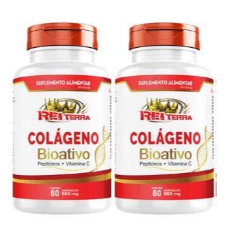 Kit Col Genos Bioativo Col Geno Hidrolisado Vitamina C Caps