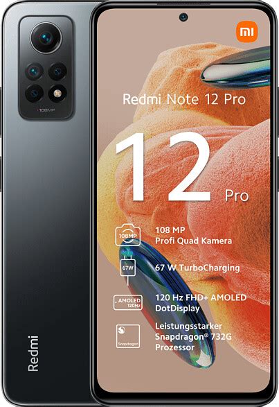 Xiaomi Redmi Note 12 Pro 4G 128GB 6GB Graphite Gray ab 172,99 ...