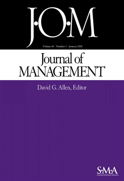 Buy Journal of Management Subscription - SAGE Publications