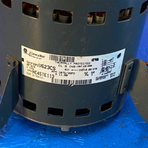 Ge Blower Motor Hp V Rpm Hz Ph Kcp Pgv Cs M Ebay