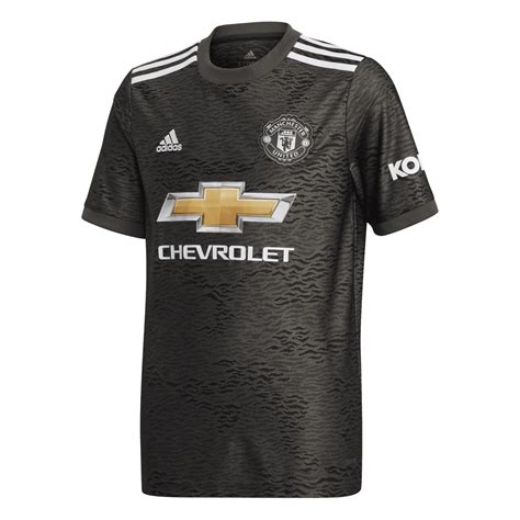 Adidas Manchester United Away Junior Short Sleeve Jersey