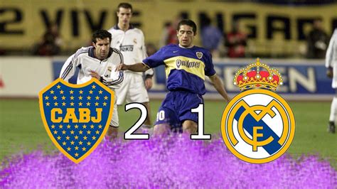 Boca Vs Real Madrid Copa Intercontinental Partido Completo