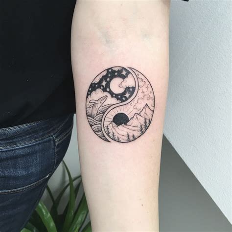 Pin By Ashley Cates On Tattoos Hippie Tattoo Tattoos Yin Yang Tattoos