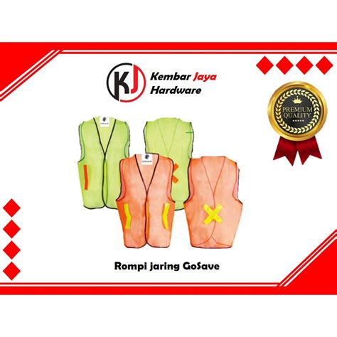 Jual Rompi Jaring Scoth X Rompi Proyek Pengaman Jala Safety Vest Nyala