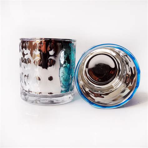 Modern Luxury Glass Candle Holders For Home Decorations High Quality Glass Candle Jar Glass