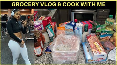 BULKING GROCERY SHOPPING VLOG COOK WITH ME BELLSEBOBO YouTube