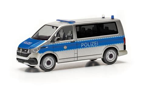 DS Automodelle Modellbauvertrieb Herpa VW T 6 1 Bus Polizei Nordrhein