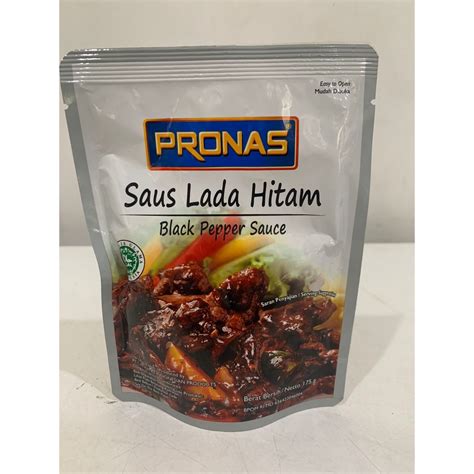 Jual Pronas Saus Lada Hitam 175gr Shopee Indonesia