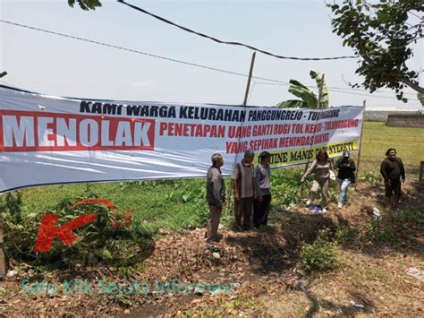 Tolak Ganti Rugi Proyek Jalan Tol Kediri Tulungagung Warga