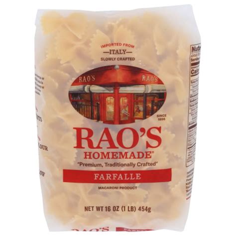 Rao S Homemade Farfalle Pasta Oz Walmart