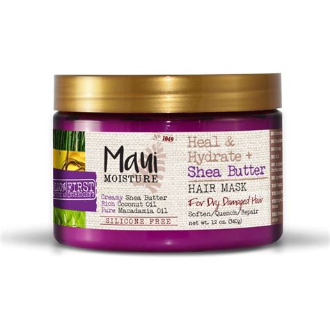 Maui Moisture Heal And Hydrate Shea Butter Hair Mask For Damaged Hair