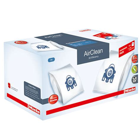 Miele Performance Pack AirClean 3D FilterBags And HEPA Filter Type GN