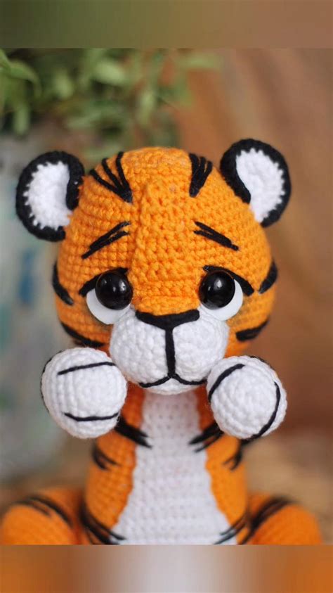 Crochet Tiger Pattern Amigurumi Tiger PDF Tutorial In Eng Etsy Diy