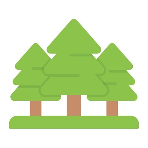 Ilustración De La Llanura Forestal Vector Premium