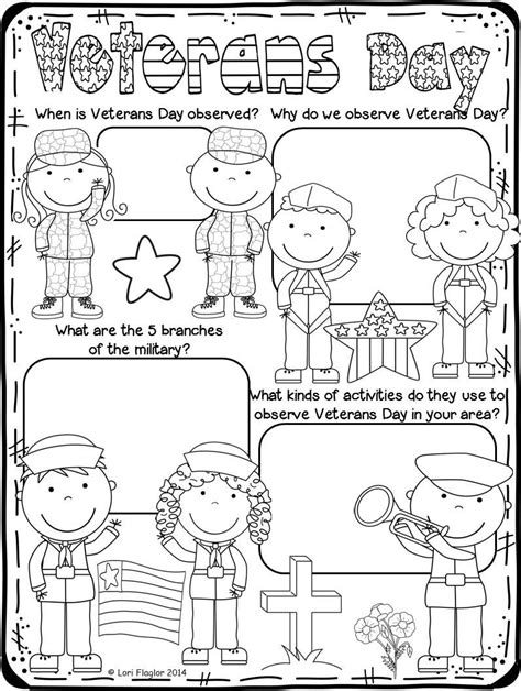 Free Veterans Day Worksheets