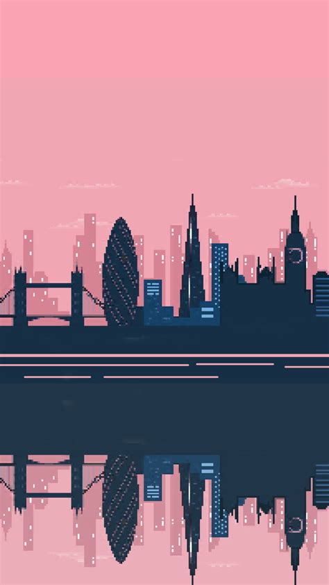 Pixel Art Of London City