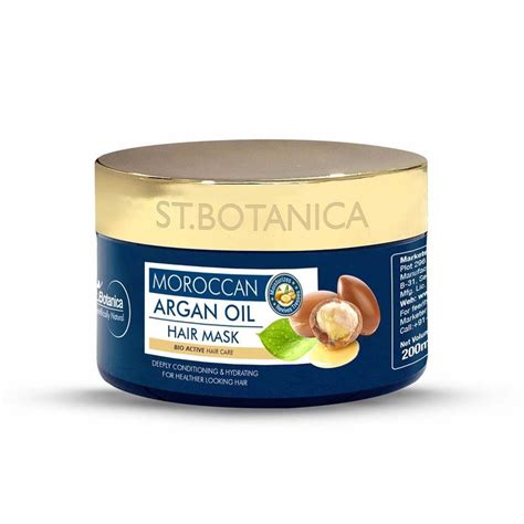 Buy Moroccan Argan Hair Mask 200ml Online Best Price St Botanica