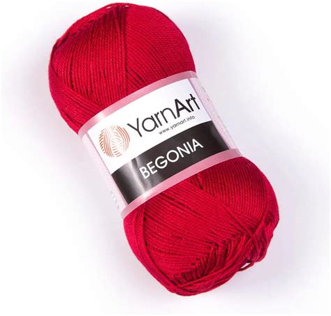 Amazon.com: Yarn Art Begonia Yarn 100% Cotton, Pure Premium Soft Cotton ...