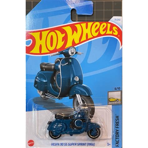 風火輪 Hot Wheels 24M 24N 偉士牌 復古 VESPA 90 SS SUPER SPRINT 1966 蝦皮購物