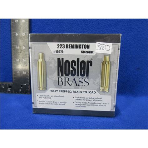 Brass Only 223 Remington Nosler Unprimed