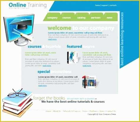 Training Website Templates Free Download Of Line Training Free Website ...