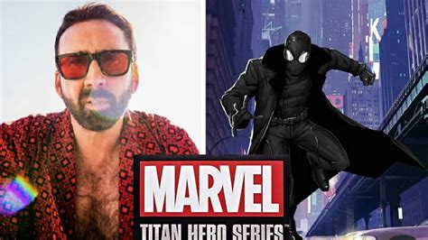 Va Salir Titan Hero Series De Nicolas Cage Spider Man Noir Live Action