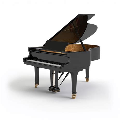 Grand Piano 3d Model 5 3ds Dwg Dxf Fbx Ma Max Obj Xsi Free3d