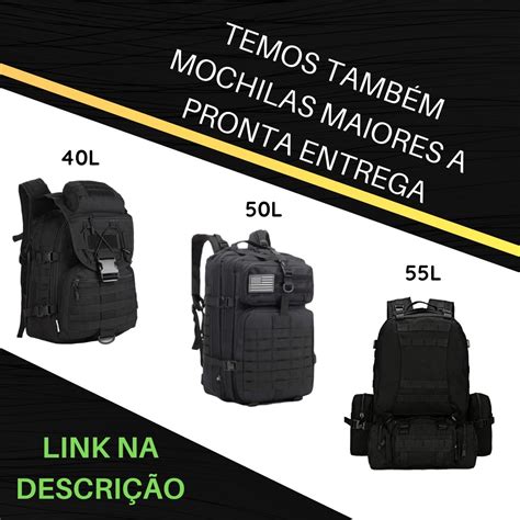 Mochila Tática Militar Impermeável Reforçada Grande 30litros Frete grátis