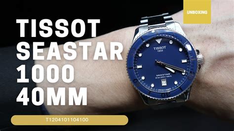 Unboxing Tissot Seastar Mm Quartz T Youtube