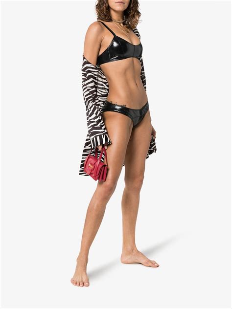 Lisa Marie Fernandez Genevieve PVC Bikini Browns