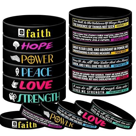 Amazon Christian Inspirational Bible Bracelets Variety Pack