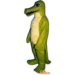 Purchase Mascot Representing A Crocodile Green And Yellow In Mascot Of