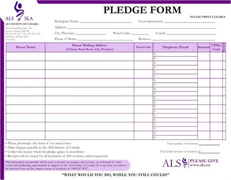 039 Pledge Card Template Word Best Of Fundraiser Form Pttyt throughout Fundraising Pledge Card ...