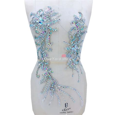 Unique Bead Glitter Appliqued Ice Blue Satin Prom Dress Promfy