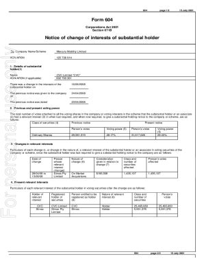 Fillable Online Form 604 Rtf CVC StinocMMY 160608 Rtf Fax Email Print