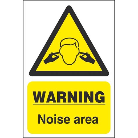 Warning Noise Area Signs | Hazard Construction Safety Signs Ireland