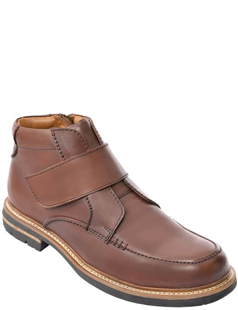 Leather Touch Fastening Walking Boot Chums