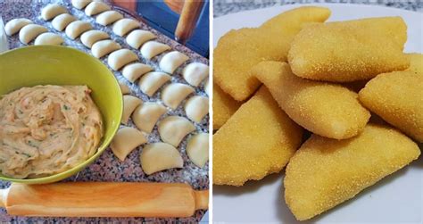 Receita fácil de Rissóis de Camarão Receitas da Tia Adelina