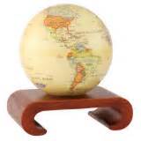 Mova Spinning Globe Solar Power Antique Ocean Free Shipping