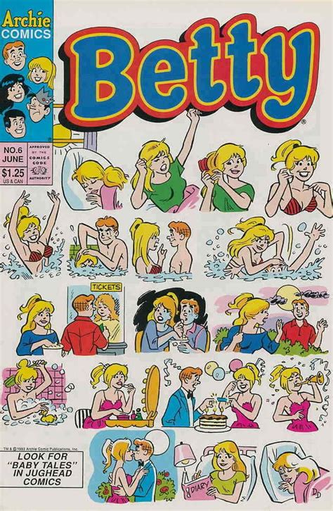 Betty Comic 6 1993 Archie Comics Betty Archie Comics Archie Comic