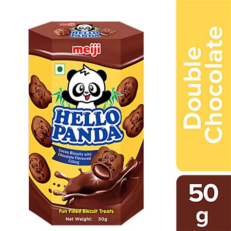 Buy Meiji Hello Panda Biscuits Double Chocolate Filling Gm Carton