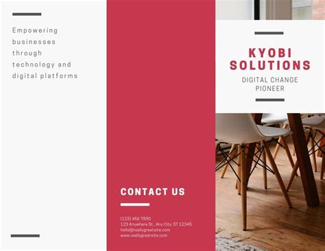 Free printable, customizable company brochure templates | Canva