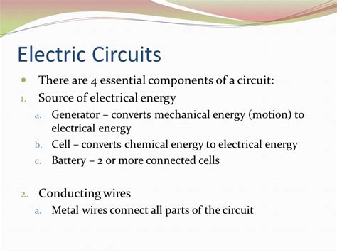 What Are The Essential Components Of Electric Circuit - Circuit Diagram