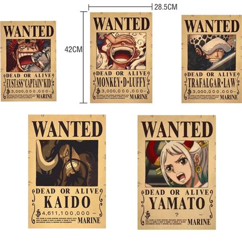 One Piece Wanted Posters Glosupremacy