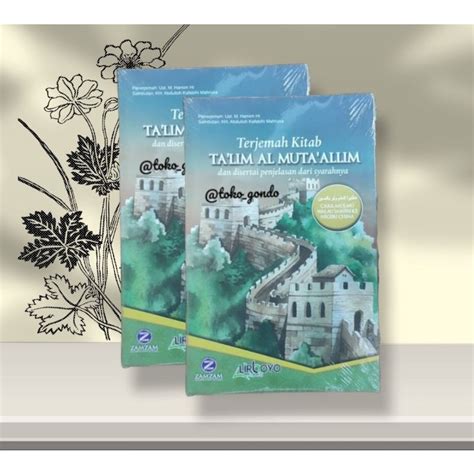 Jual Buku Terjemahan Kitab Ta Limul Al Muta Alim Dan Disertai