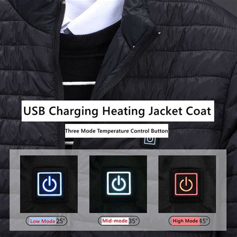 Outdoor Usb Verwarming Jas Jassen Winter Flexibele Grandado