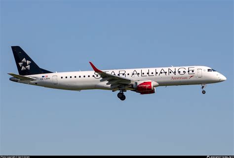 Oe Lwh Austrian Airlines Embraer Erj Lr Erj Lr Photo By