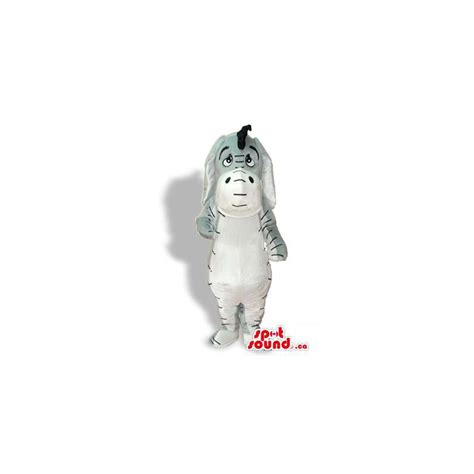 Cute Winnie The Pooh Donkey Cartoon Character Mascot Spotsound