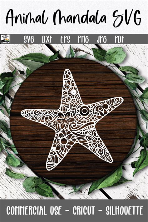 Starfish Mandala SVG File