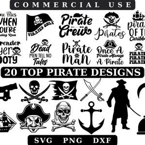 Pirate Svgpirate Bundlepirate Cut Filespirate - Etsy